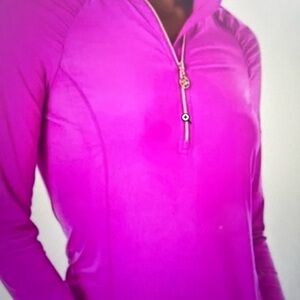 Lily Pulitzer Luxletic Justine half zip pullover UPF 50+